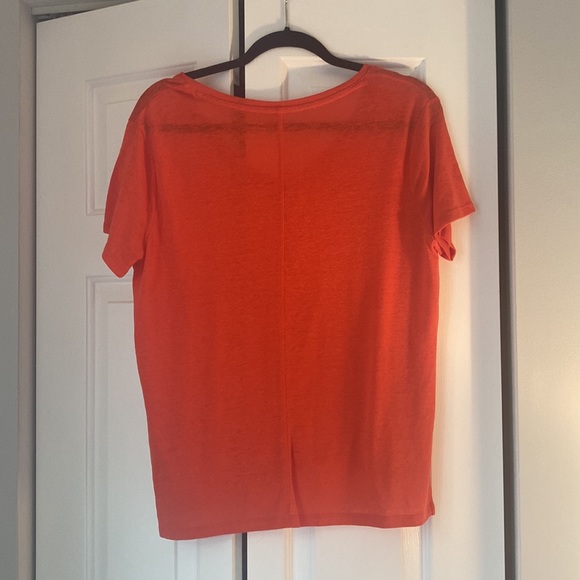 Woman’s Old Navy orange boyfriend t-shirt. Size medium. - Picture 2 of 3